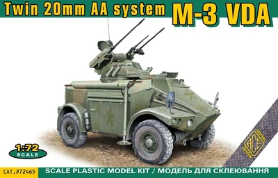 Сборная модель Бронеавтомобиль Panhard M3 VDA ACE (72465)