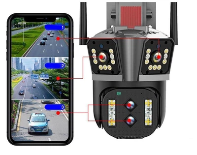 IP-камера Ninivision SMART 8K Wi-Fi с 10-x зумом и 3 экранами