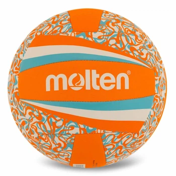 Мяч волейбольный пляжный Molten Beach 1503 размер №5 для игры на улице (Outdoor) Orange-Blue