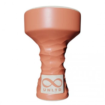 Чаша для кальяна UNLTD Killer Rose Quartz – стильная глазурованная глиняная чаша ручной работы