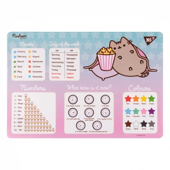 Подкладка для стола «Pusheen. Popcorn» англ, 43*29см 492260