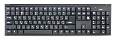 Комплект ігрова клавіатура + миша SVEN Standard 310 combo USB Чорна (11187)
