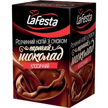Горячий шоколад La Festa Классический упаковка 10 шт х 22 г