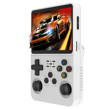 Приставка игровая консоль Data Frog R36S 64GB White (10000 игр)