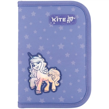 Пенал з наповненням 1 відділення KITE LP25-622H My Little Pony, з 2-ма клапанами /LP25-622H/