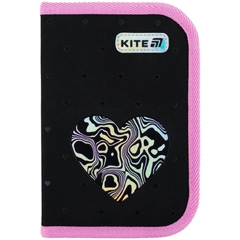 Пенал із наповненням 1 від. KITE K25-622H-3 Love is, з 2-ма клапанами /K25-622H-3/