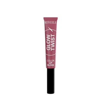 Блеск для губ жидкий Revuele Glow Twist тон 04 Темно-розовый, 9 мл