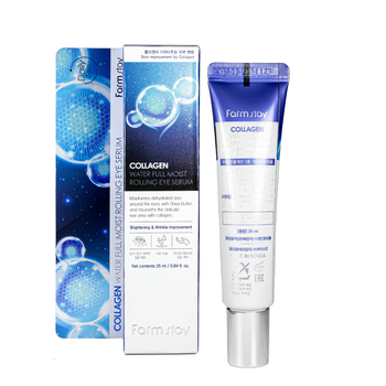 Сыворотка-роллер для кожи вокруг глаз FarmStay Collagen Water Full Moist Rolling Eye Serum 25 мл