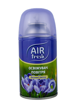 Освежитель воздуха аэрозоль Air Fresh Весенние цветы 250 мл, запаска баллон, автомат.универс.