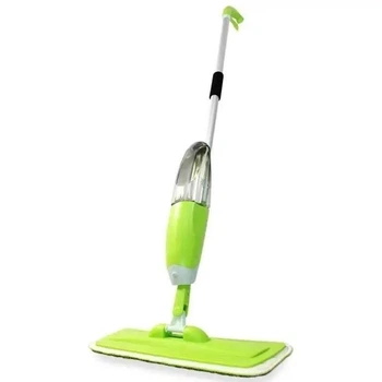 Швабра Spray Water Spray Mop с распылителем Зеленая Портативная с пульверизатором (926074)