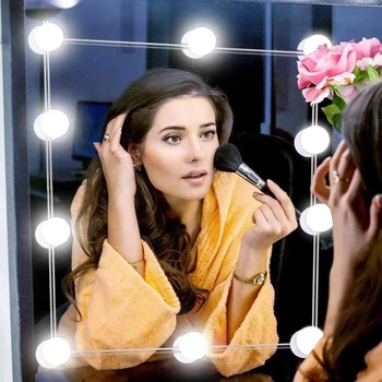 Лампочки MIRROR LED для макіяжу Світильники для підсвічування дзеркала з регулюванням яскравості (39058)