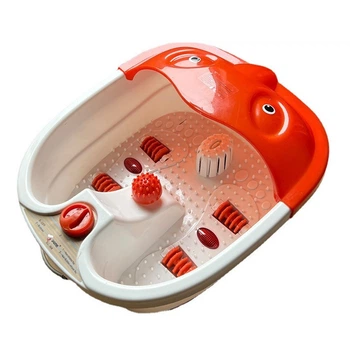 Массажер-ванночка для ног RIAS Footbath Massager SQ-368 4.5L 500W White-Orange (3_07098)
