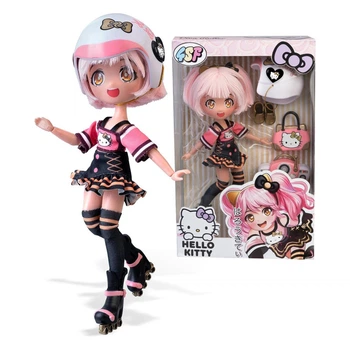 Ігровий набір 4SF MANGA DOLLS серії "Hello Kitty" - ЗОЛОТА РОЛЕР ДІВА (з аксес.)