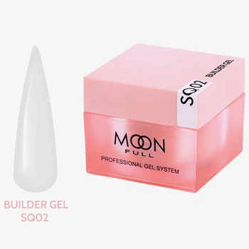 Гель для наращивания моделирующий Moon Full Builder Gel №SQ02 Milk 30 мл