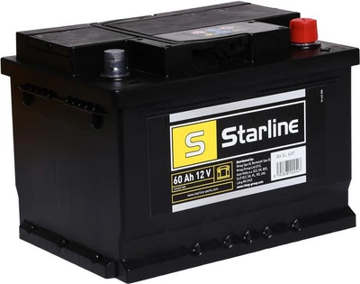 Акумулятор Starline 12В 60Аг 540А (EN) BA SL 60P R+