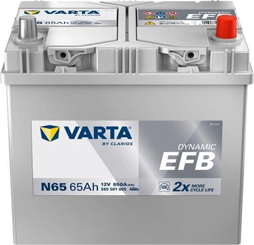 Акумулятор Varta Dynamic EFB 12В 65Аг 650А (EN) 565501065 R+
