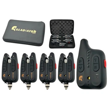 Набор сигнализаторов GLADIATOR RF1118 Black 4 сигнализатора и пейджер до 150 м (RF1118)