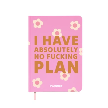 Мініпланер «I HAVE ABSOLUTELY NO PLAN mini» рожевий