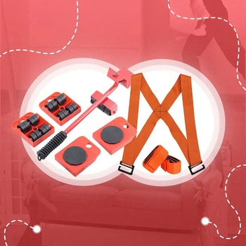 Набор для перемещения мебели + Ремни для переноски мебели