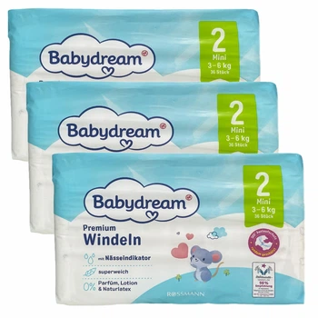 Підгузки Babydream Premium 2 (3-6 кг), 108 шт