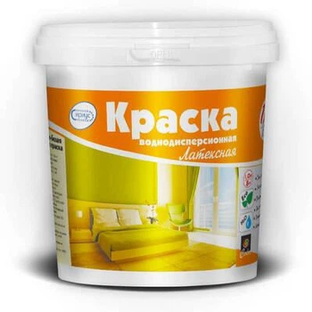 Краска латексная Сириус матовая белая 1 л