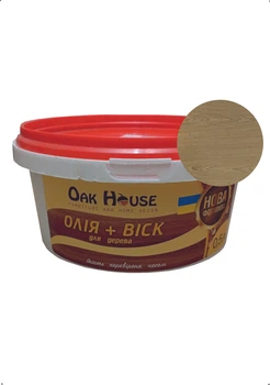 Масло віск Oak house для дерева Дуб 500 мл