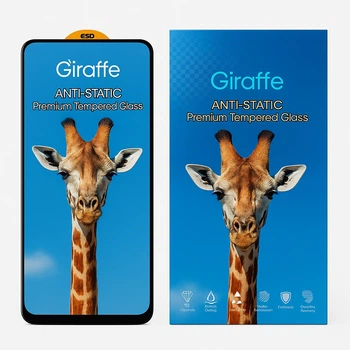 Защитное стекло Giraffe для Samsung Galaxy S21 FE 5G / G990, ESD Anti-Static, 9H, Full Glue, с черной рамкой