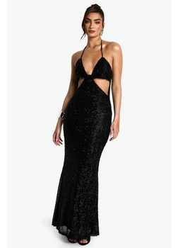 Платье boohoo 38 Черный hzz05183_01