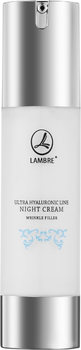 Krem do twarzy przeciwzmarszczkowy Lambre Ultra Hyaluronic Line z kwasem hialuronowym 50 ml (3760183769213)