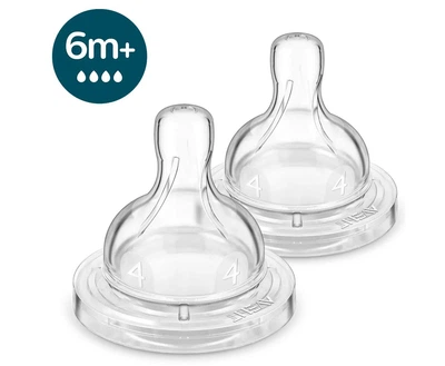 Соска антиколікова Philips AVENT 2 шт швидкий потік від 6м+