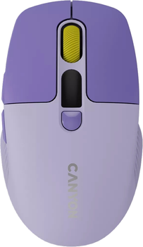 Миша Canyon MW-26 LCD Silent Wireless/Bluetooth Violet (CNS-CMSW26V)