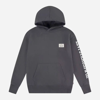 Детское теплое худи на флисе для девочки Levi`s 592709810 122 см Серое (1159842190)