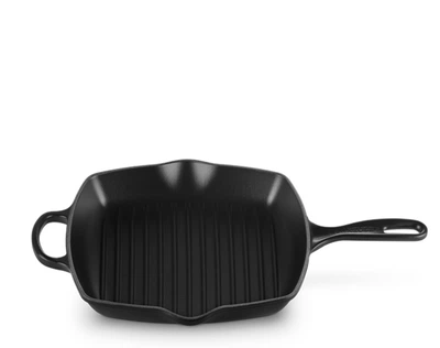 Сковорідка-гриль Le Creuset Signature 26 см чавунна квадратна Satin Black (20183260000422)