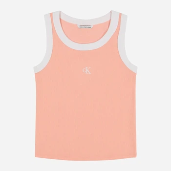 Подростковая майка для девочки Calvin Klein 164228148 140 см Оранжевая (1159842109)
