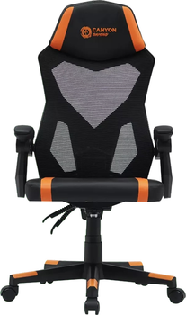 Fotel gamingowy Canyon Flow MCH01 Mesh Black-Orange (CNE-MCH01)