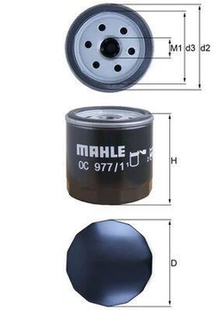 Фільтр масляний Mahle OC977/1