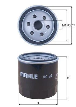 Фільтр масляний Mahle OC90