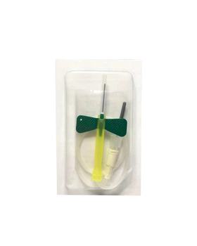 Катетер-метелик BD Vacutainer до вакуумної пробірки з люєр-адаптером 21 G 0,8 х19 мм довжина кат. 305 мм 10 шт