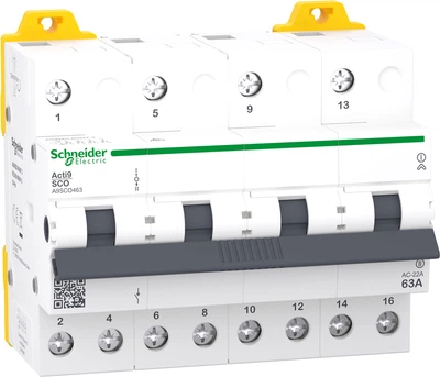 Перемикач 1-0-2 Schneider Electric Acti9 iSSW 4п 63A 415В A9SCO463