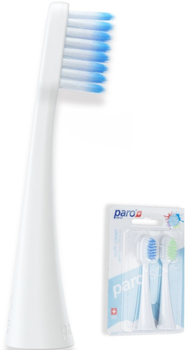 Насадки для ультразвукової зубної щітки Paro Swiss Sonic soft-clean brush 2 шт (7610458007617)