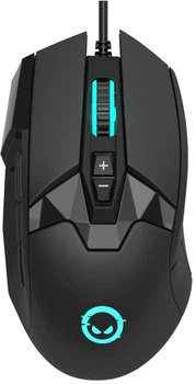 Миша Lorgar Stricter 579 RGB LCD USB Black (LRG-GMS579)