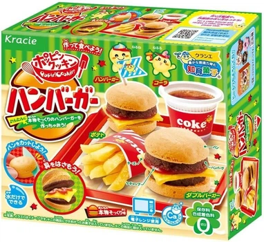 Японский набор сладостей Diy Kracie Popin Cookin "Burger Kit" Бургер