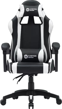 Крісло геймерське Canyon Core SGCH2 Black-White (CNE-SGCH2W)