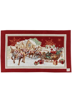 Серветка новогодняя гобеленова PRESENT (З люрексом) 30х50см (031387)