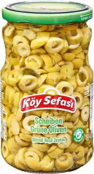 Оливки зелені Koy Sefasi Нарізані 700 г (8696591064839)
