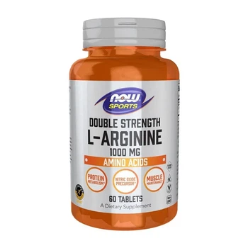 Аргінін Arginine 1000 мг Now Foods 60 таблеток
