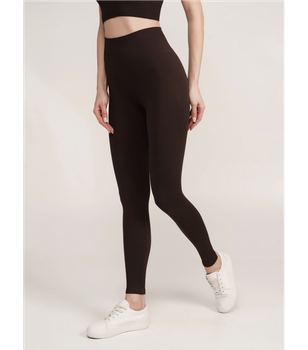 Спортивные бесшовные леггинсы RIB 02 - Giulia - LEGGINGS RIB 02 - S/M - Chocolate