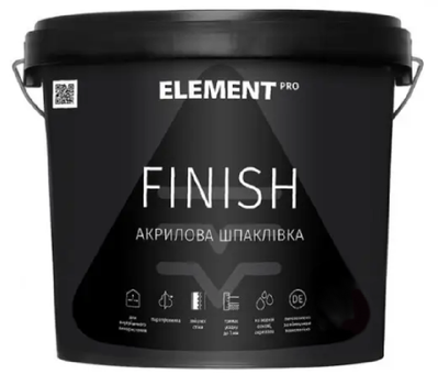 Шпаклевка финишная акриловая ELEMENT PRO FINISH 3.5 кг