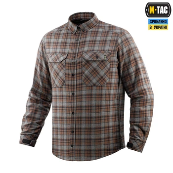 Сорочка M-Tac Lumberjack Merino Cold Weather Gray/Brown Розмір M/L