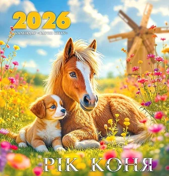 Календар 2026. Барви світу. Рік Коня
